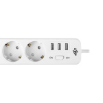 Мережевий фільтр PREMIUM LP-X3 USB 2 м White (2200 Вт) - Зображення 4