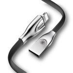 Кабель Baseus Zinc USB 2.0 to Lightning 2A 1M Чорний (CALXN-01) - Зображення 2