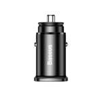 Автомобільний зарядний пристрій Baseus Square PPS A+C 30W Чорний (CCALL-AS01) - Зображення 3