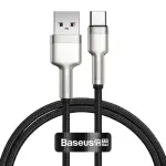 Кабель Baseus Cafule USB 2.0 to Type-C 66W 1M Чорний (CAKF000101)