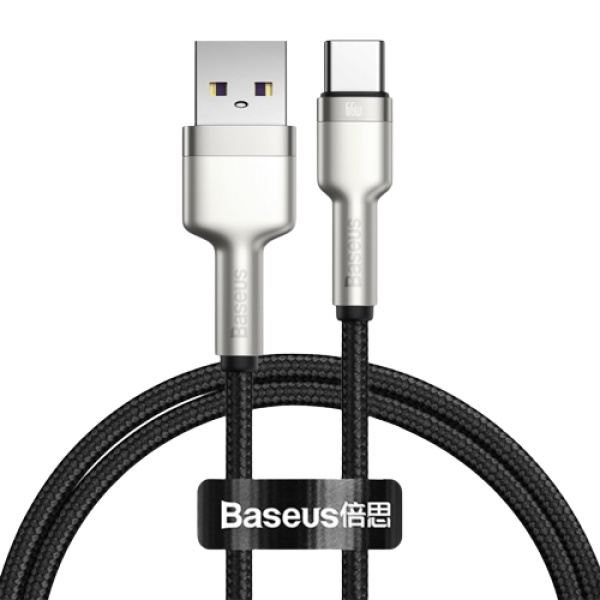 Кабель Baseus Cafule USB 2.0 to Type-C 66W 1M Чорний (CAKF000101)