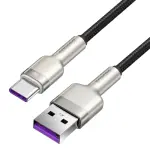 Кабель Baseus Cafule USB 2.0 to Type-C 66W 1M Чорний (CAKF000101) - Зображення 2