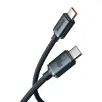 Кабель Baseus Crystal Shine Type-C to Type-C 100W 1.2M Чорний (CAJY000601) - Зображення 2