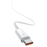 Кабель Baseus Dynamic Type-C для Type-C 100W 1M Білий (CALD000202) - Зображення 2