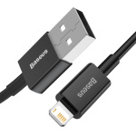Кабель Baseus Superior USB 2.0 to Lightning 2.4А 1M Чорний (CALYS-A01) - Зображення 2