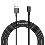 Кабель Baseus Superior USB 2.0 to Type-C 66W 2M Чорний (CATYS-A01)