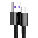 Кабель Baseus Superior USB 2.0 to Type-C 66W 2M Чорний (CATYS-A01) - Зображення 2