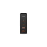 Мережевий зарядний пристрій Baseus GaN2 Pro 3 порта, USB*2 + Type-C*2 100W Чорний (CCGAN2P-L01) - Зображення 2
