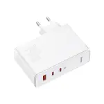 Мережевий зарядний пристрій Baseus GaN5 Pro 3 порта, USB + Type-C 140W Белый (CCGP100202) - Зображення 2