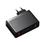 Мережевий зарядний пристрій Baseus GaN5 Pro 3 порта, USB + Type-C 140W Черный (CCGP100201) - Зображення 2
