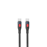 Кабель Remax Lesu Pro Aluminum Alloy Type-C to Type-C PD 100W 1M Черный (RC-187c)