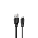 Кабель Remax Suji Pro USB 2.0 to microUSB 2.4A 1M Черный (RC-138m-b)