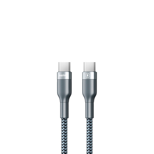 Кабель Remax Sury 2 Type-C to Type-C PD 3А 1M Серый (RC-010-s)