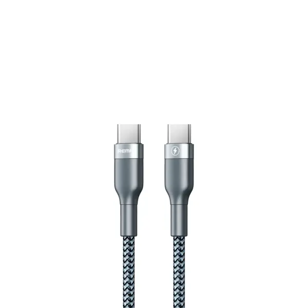 Кабель Remax Sury 2 Type-C to Type-C PD 3А 1M Серый (RC-010-s)
