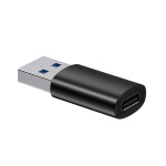 Перехідник Baseus Ingenuity Mini OTG USB 3.1 to Type-C Чорний (ZJJQ000101) - Зображення 2