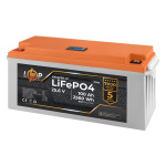 Акумулятор LP LiFePO4 24V (25,6V) - 100 Ah (2560Wh) (BMS 150/75А) пластик LCD - Зображення 2