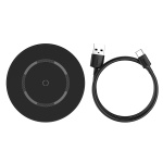 Бездротовий зарядний пристрій Baseus Simple Magnetic Чорний (WXJK-E01) - Зображення 6