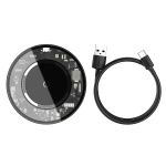 Бездротовий зарядний пристрій Baseus Simple Magnetic Прозорий (WXJK-E02) - Зображення 6