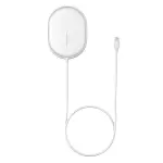 Бездротовий зарядний пристрій Baseus Light Magnetic 15W для iPhone 12 Білий (WXQJ-02) - Зображення 6
