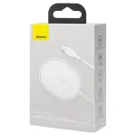 Бездротовий зарядний пристрій Baseus Light Magnetic 15W для iPhone 12 Білий (WXQJ-02) - Зображення 7