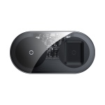 Бездротовий зарядний пристрій Baseus Simple 18W 2 in 1 Crystal (WXJK-A01) - Зображення 3