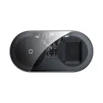 Бездротовий зарядний пристрій Baseus Simple 18W 2 in 1 Crystal (WXJK-A01) - Зображення 3