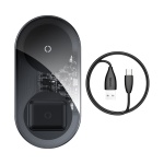 Бездротовий зарядний пристрій Baseus Simple 18W 2 in 1 Crystal (WXJK-A01) - Зображення 6