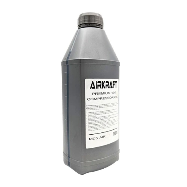 Компресорна олія 1л AIRKRAFT Premium 100 Compressor Oil MC5-AIR-1L