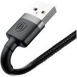 Кабель Baseus Cafule USB 2.0 to Lightning 1.5A 2M Чорний/Сірий (CALKLF-CG1) - Зображення 3