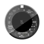 Бездротовий зарядний пристрій Baseus Simple 15W Прозорий (WXJK-BA02) - Зображення 2