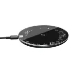 Бездротовий зарядний пристрій Baseus Simple 15W Прозорий (WXJK-BA02) - Зображення 5