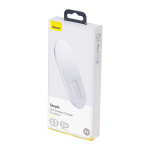 Бездротовий зарядний пристрій Baseus Simple 2 in 1 AirPods Pro Білий (WXJK-C02) - Зображення 7