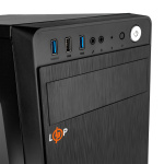 Корпус БЕЗ БЖ LP 2109 - black case chassis cover 1xUSB2.0, 2xUSB3.0 - Зображення 4
