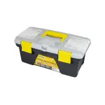 Скриня для інструментів MASTERTOOL з пластиковими замками знімні органайзери 14" 355х182х153 мм 79-2814