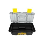 Скриня для інструментів MASTERTOOL з пластиковими замками знімні органайзери 14" 355х182х153 мм 79-2814 - Зображення 4
