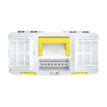 Скриня для інструментів MASTERTOOL з пластиковими замками знімні органайзери 14" 355х182х153 мм 79-2814 - Зображення 6