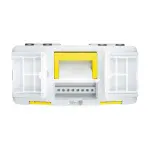Скриня для інструментів MASTERTOOL з пластиковими замками знімні органайзери 14" 355х182х153 мм 79-2814 - Зображення 6