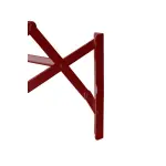 Сушарка для білизни MASTERTOOL настінна гармонікова 500 мм 8-секційна 4 м коричнева 92-1757 - Зображення 2
