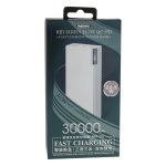 Зовнішній акумулятор Remax Riji 22.5W QC+PD 30000mAh Білий (RPP-257) - Зображення 3