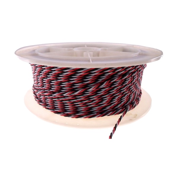 Сервопровід QJ 22 AWG скручений (Futaba), 1 метр