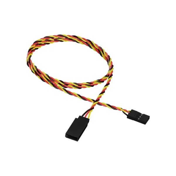 50 шт - Подовжувач 22AWG для сервоприводів JR скручений (45 см)