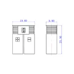 50 шт - Конектори AMASS EC5 Male - Зображення 2