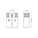 Конектори силові AMASS EC5 Male 2шт - Зображення 2