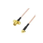 Антенний кабель RG316 20 см кутовий (MMCX - RP-SMA F)