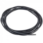 Провід силіконовий QJ 28 AWG (чорний), 1 метр
