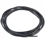 Провід силіконовий QJ 28 AWG (чорний), 1 метр
