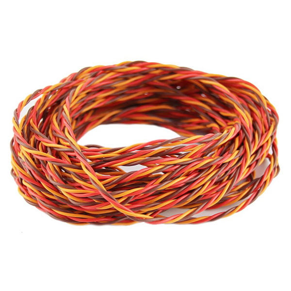 Сервокабель Dinogy 22 AWG скручений (JR), 1 метр