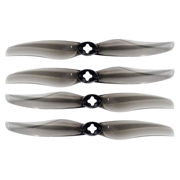 Пропелери GemFan Long Range 5126-2 2мм+M5 полікарбонат 2CCW+2CW (Clear Gray)