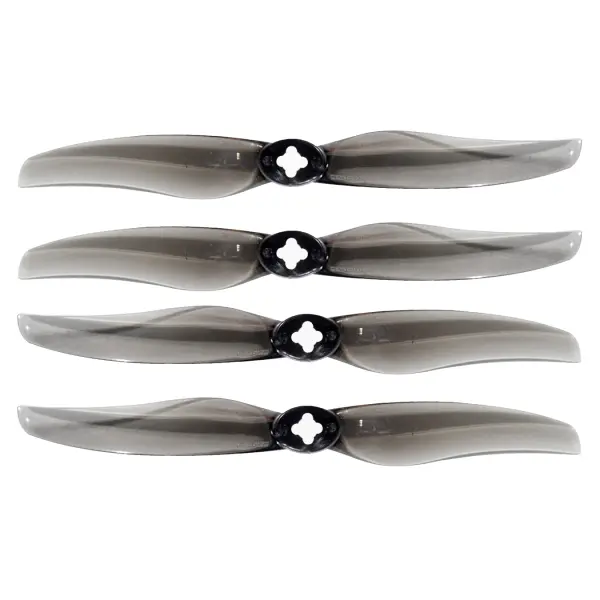 Пропелери GemFan Long Range 5126-2 2мм+M5 полікарбонат 2CCW+2CW (Clear Gray)