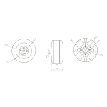 Мотор QX Motor QM5010 4110 380KV CCW для мультикоптерів - Зображення 7